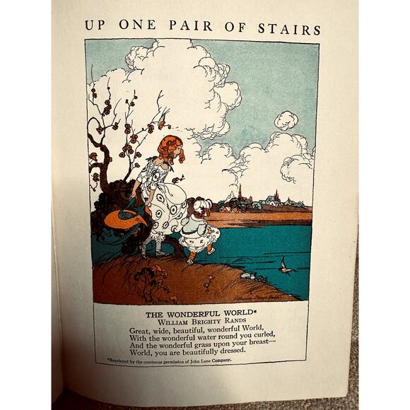 Up One Pair Of Stairs MY BOOK HOUSE Volume #3 1953 Olive Beaupre Miller HC Green - Picture 7 of 8